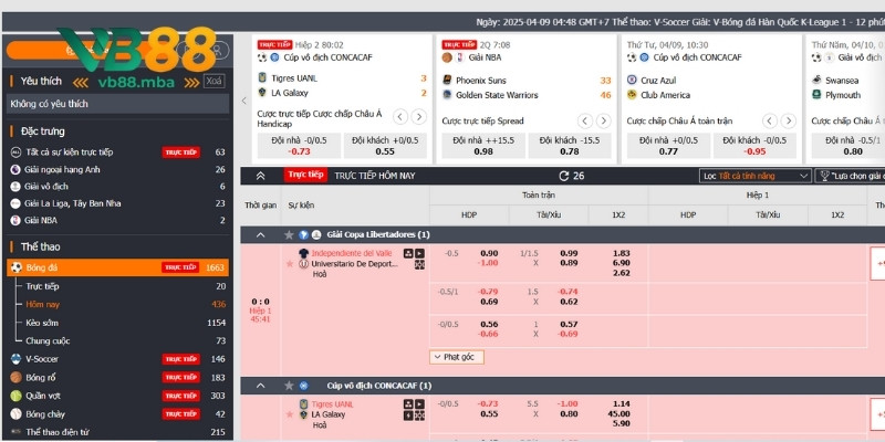 Hướng dẫn cược thủ tham gia sảnh thể thao VB88
