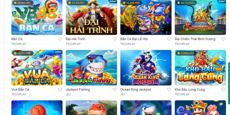 Khám phá sảnh cược Bắn cá VB88