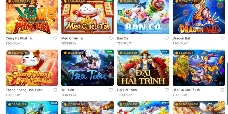 Khám phá sảnh cược nổ hũ VB88