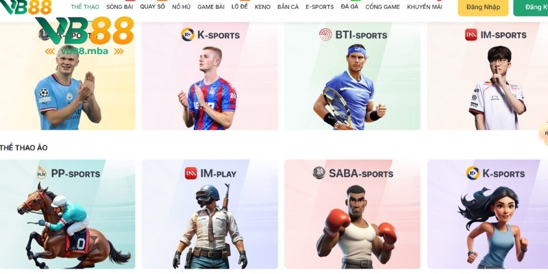 Cá cược bóng đá cùng VB88 hôm nay