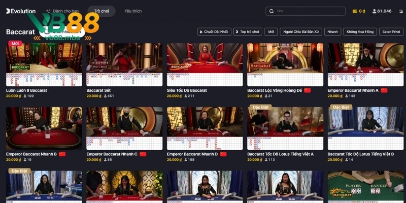 Chi tiết luật chơi Baccarat VB88