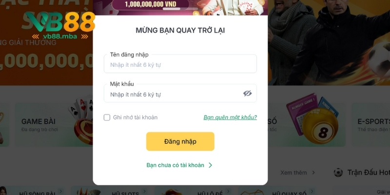 Đăng nhập VB88 là gì?