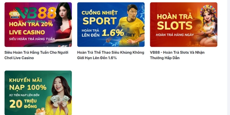 Giới thiệu VB88 và chương trình khuyến mãi